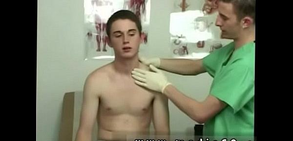  Doctor milks a straight teen boy and hot guys get nude physicals from